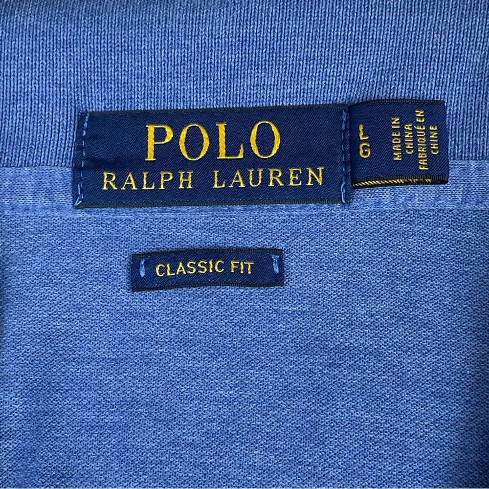 Men's Polo Ralph Lauren Classic Fit Cotton/Elastane‎ Blend Polo Large 0125